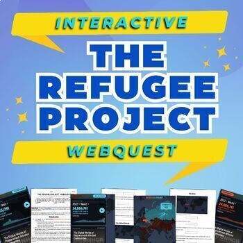 Preview of Refugees and Migrants Interactive Webquest Worksheet