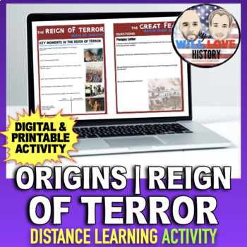 Preview of The Reign of Terror | Origins | Digital Learning Activity