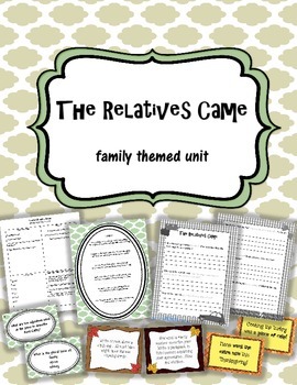 Preview of The Relatives Came Language Arts Unit ~ poetry, idioms, grammar, writing!