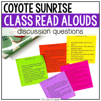 remarkable journey of coyote sunrise discussion questions