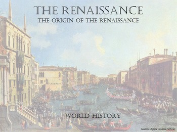 Preview of The Renaissance - Complete Set of Three PPTS