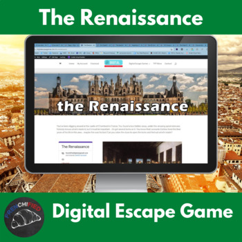 Preview of High School world history digital escape room - the Renaissance
