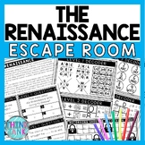 The Renaissance Escape Room - Task Cards - Reading Comprehension