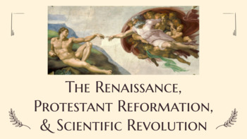 Preview of The Renaissance, Protestant Reformation and Scientific Revolution Lecture Slides