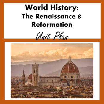 Preview of The Renaissance & The Protestant Revolution Europe Unit Plan (Google Compatible)