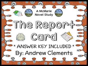 Preview of The Report Card (Andrew Clements) Novel Study / Reading Comprehension (39 pages)