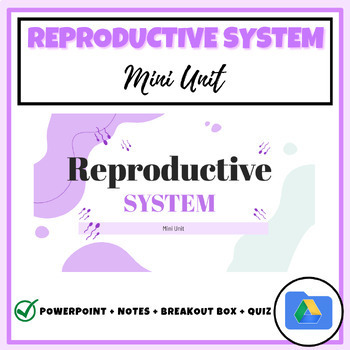 Preview of The Reproductive System: Mini Unit