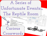 The Reptile Room- Worksheet (Book 2 Series of Unfortunate Events)