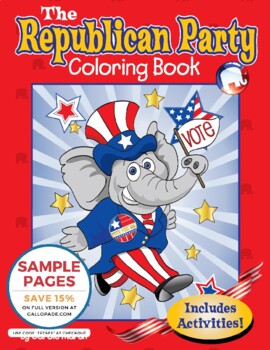 Preview of The Republican Party Coloring Book