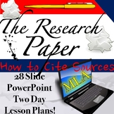 Research Paper: MLA Format and Citing Sources with Google Slides