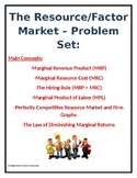The Resource Market - Problem Set