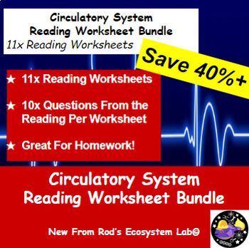 Preview of The Respiratory System Lesson Reading Worksheet Bundle **Editable**