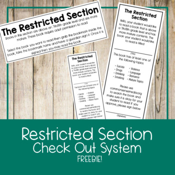 Preview of The Restricted Section