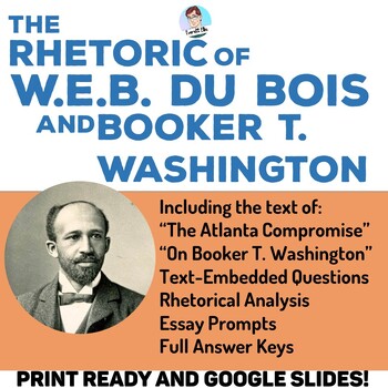 Preview of The Rhetoric of Du Bois and Washington: Comprehension and Analysis
