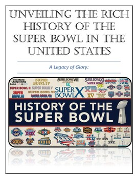 Preview of The Rich History of the Super Bowl in the United States: Insightful DBQ Activity