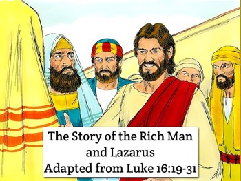 Preview of The Rich Man and Lazarus mp4 Video Bible Story from Luke 16