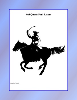 Preview of The Ride of Paul Revere -Webquest