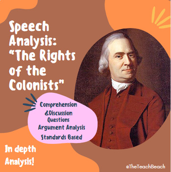 Preview of The Rights of the Colonists By Samuel Adams Analysis