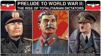 Preview of Prelude to World War II: The Rise of Totalitarian Dictators (1919-1933) Activity
