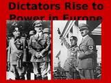 The Rise of Dictators: Mussolini and Hitler