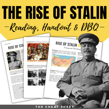Preview of The Rise of Stalin in the Soviet Union - World War Two - Digital & Print!