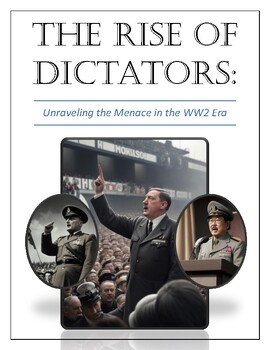 Preview of The Rise of the Dictators: World War II: Activity, DBQ, and Answer Key: 10 Pages