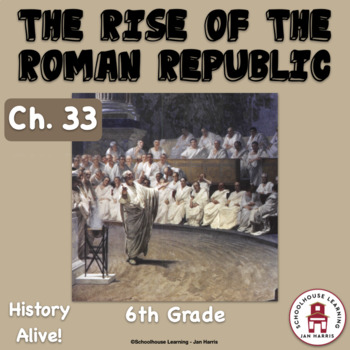 Preview of The Rise of the Roman Republic Ch. 33 Task Cards - History Alive!