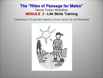 Preview of "Rites of Passage for Males" - MODULE  2 - Life Skills Training Workshop