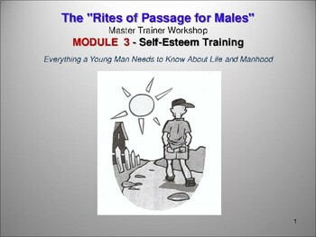 Preview of "Rites of Passage for Males" MODULE  3 - Self-Esteem Training Workshop