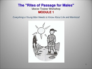 Preview of "Rites of Passage for Males" Master Trainer Workshop - MODULE 1
