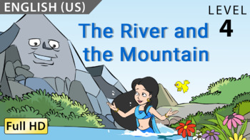 Preview of The River and the Mountain: Learn English (US) with subtitles - For Children