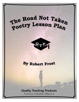 Preview of The Road Not Taken Poem by Robert Frost Lesson Plans, Worksheets