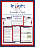 The Road Not Taken by Robert Frost Poem of the Week Activities