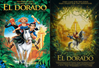 Preview of The Road to El Dorado Movie Guide Bundle | English & Spanish Movie Guides