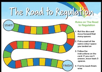 Preview of The Road to Regulation - Zones of Regulation Board Game