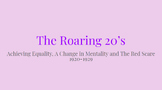 The Roaring 20's - Google Slides Powerpoint