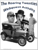 The Roaring Twenties (20s) Webquest - US History Editable 