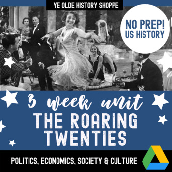 Preview of The Roaring Twenties - 3 Week Unit - 1920s America - Digital