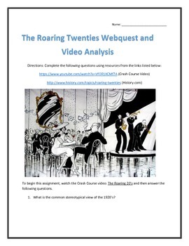 Analysis Of The Roaring Twenties In The