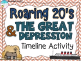 The Roaring Twenties and the Great Depression Timeline Activity