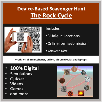 Preview of The Rock Cycle – A Digital Scavenger Hunt Activity