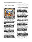 The Rock Cycle Article Reading Comprehension Worksheet
