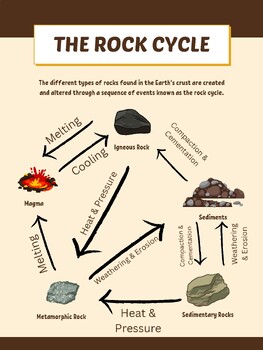 The Rock Cycle Posters by The Bird Lady | TPT