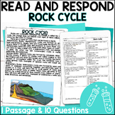 The Rock Cycle Reading Passage Comprehension Questions & Q