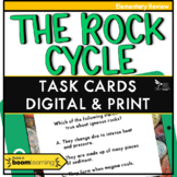 The Rock Cycle Task Cards Print and Digital - Distance Learning