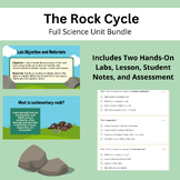 The Rock Cycle Unit Bundle | Week of Lessons Labs Notes As