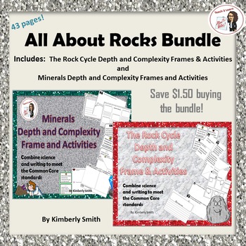 Preview of The Rock Cycle and Minerals Depth and Complexity Bundle