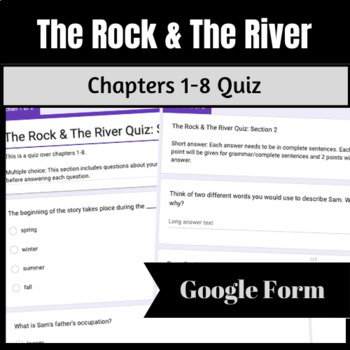 Preview of The Rock and The River Quiz 