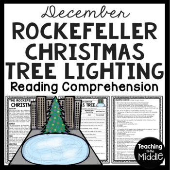 Preview of The Rockefeller Christmas Tree Reading Comprehension Worksheet December