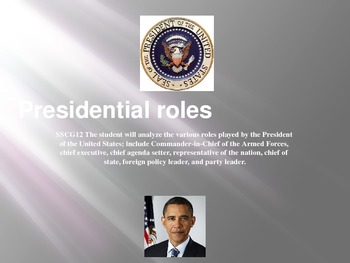 Preview of The Roles of the President